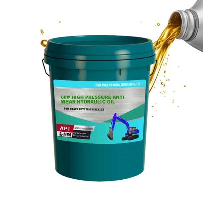 جودة  wholesale anti-wear hydraulic oil 68 for excavator and forklift مصنع