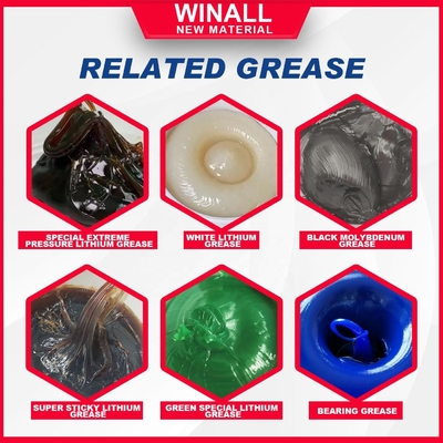 أصفر 250g، 500g، 5L، 15L، 20L البرميل أفضل التشحيم، الالتصاق، مقاومة الاحتكاك MP3 الدهون متعددة الأغراض