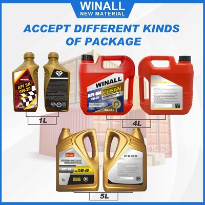 SG 20W-40 مصنوعة في الصين 4L/5L زيت محرك البنزين