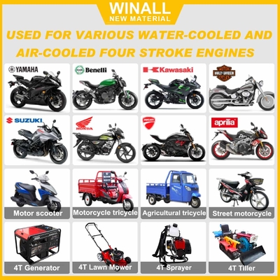 500 مل زيت بترول برميل محركات خارجية محرك API SN SAE 10W40 زيت محرك لمحرك دراجة نارية 4T