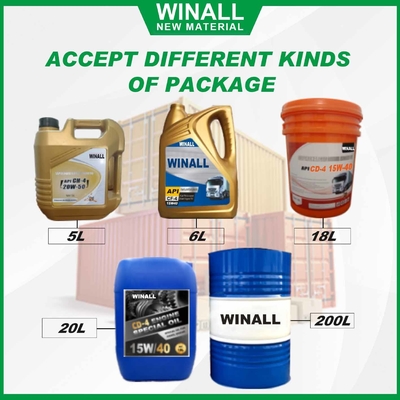 الجودة العالية والفعالية على المدى الطويل زيت الشاحنات ذو الحجم الصغير API CF4 sae 15w40