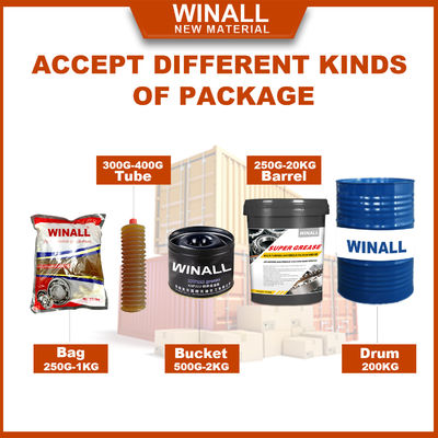 خصائص تشحيم ممتازة ومضادة للاحتكاك شحم ليثيوم فائق اللزوجة NLGI 4